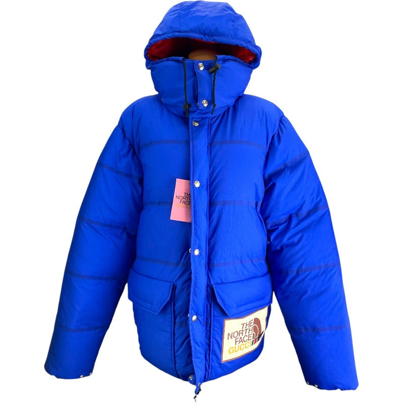 グッチ GUCCI × THE NORTH FACE ダウンジャケット 663753 ブルー