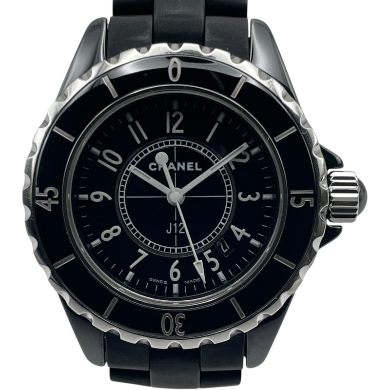 シャネル CHANEL J12 33MM H0681 ブラック セラミック クオーツ ユニ