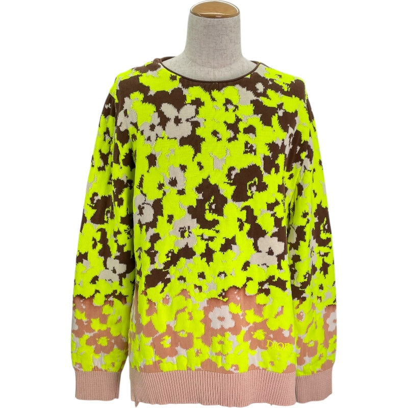 クリスチャン・ディオール Christian Dior 総柄グラデーションニット