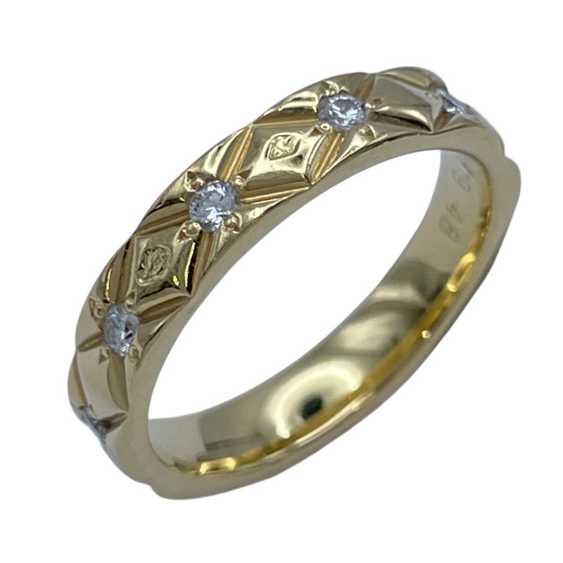 シャネル CHANEL マトラッセリング10Pダイヤ ゴールド 750 ジュエリー