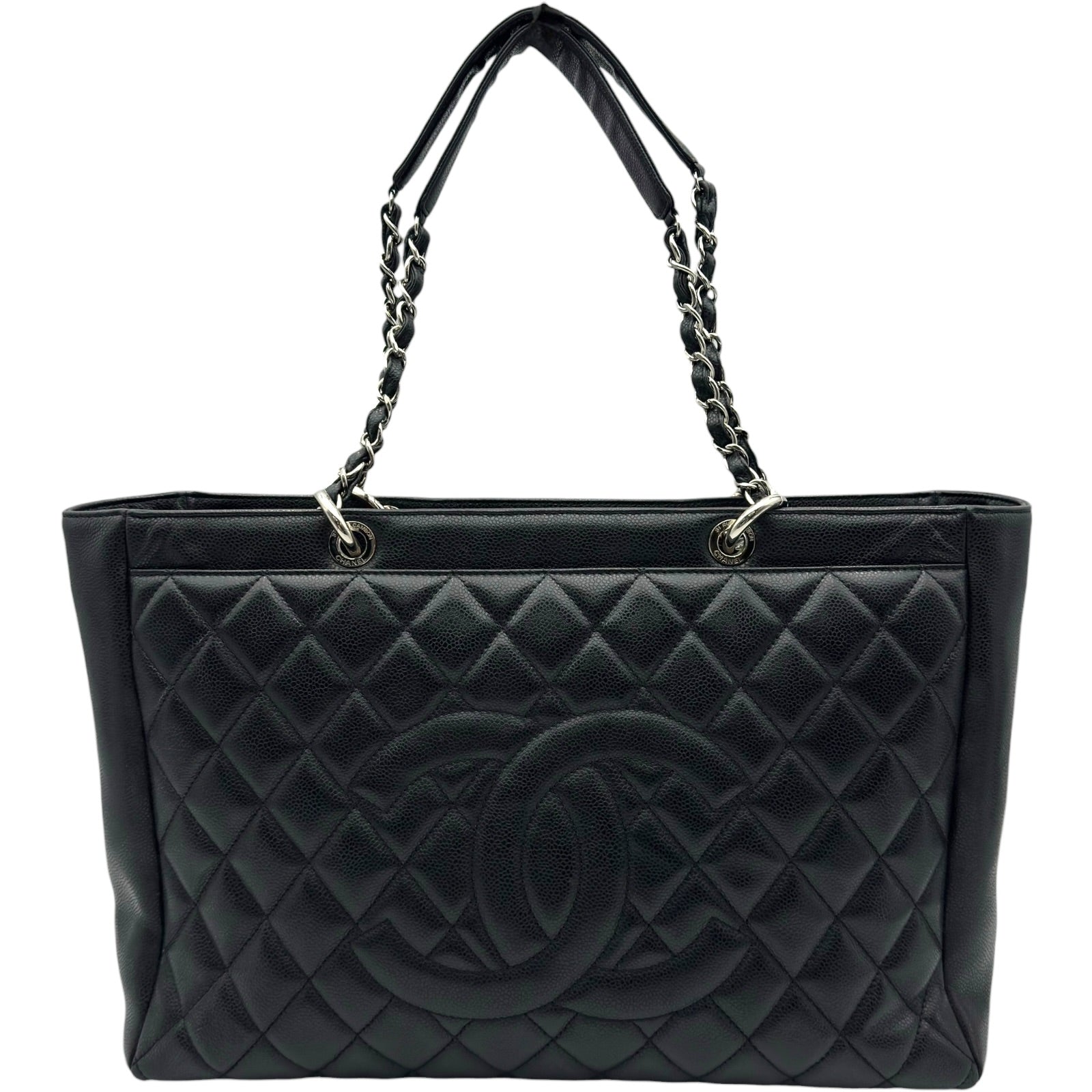 シャネル CHANEL ココマーク チェーントートバッグ 13番台 ブラック