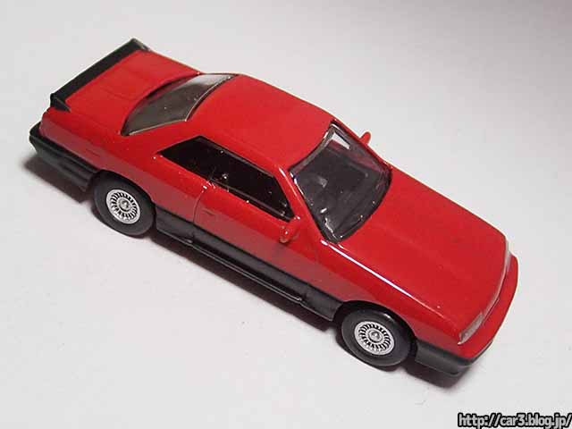 ガチャ京商で狙い目1／100日産スカイラインRS-X TURBO Cレッド