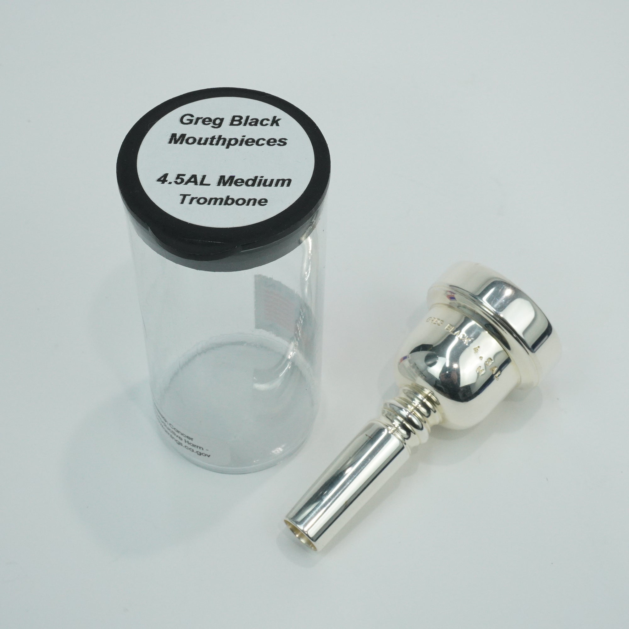 Greg Black 4.5AL Medium SP テナートロンボーンマウスピース（太管