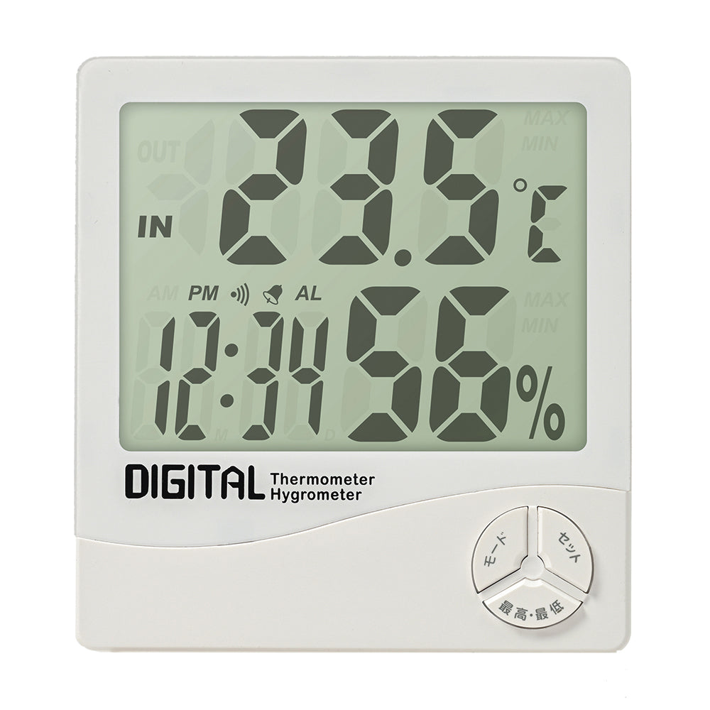 デジタル温湿度計（時計／カレンダー付） TD-8140 – EMPEX