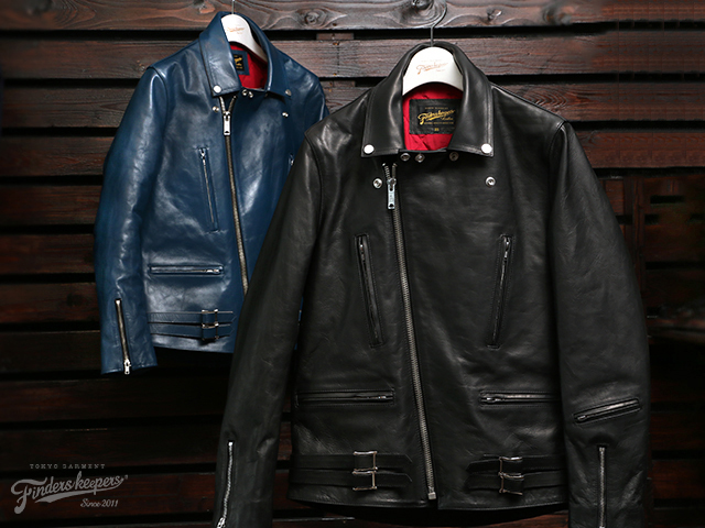 FindersKeepers FK-W.RIDERS JACKET UK VINTAGE BLUE & BLACK