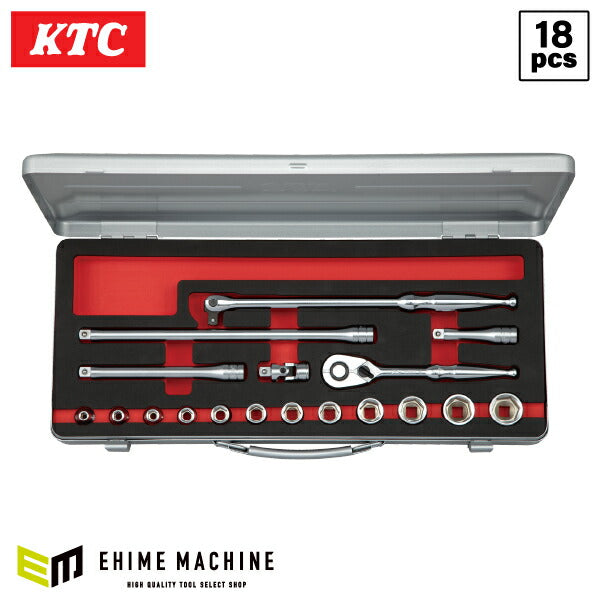 KTC TB318A 9.5sq.ソケットレンチセット 18点セット 六角ソケット