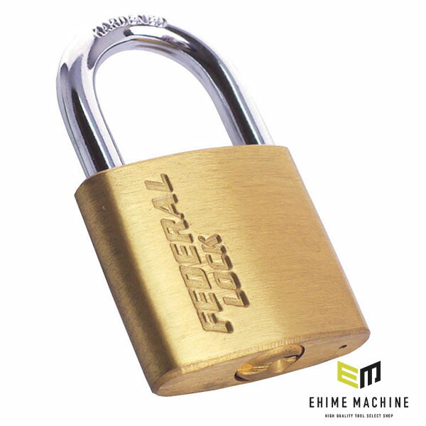 日本正規品 フェデラル 南京錠 30mm(同一KEY) (XD30-KA301-P