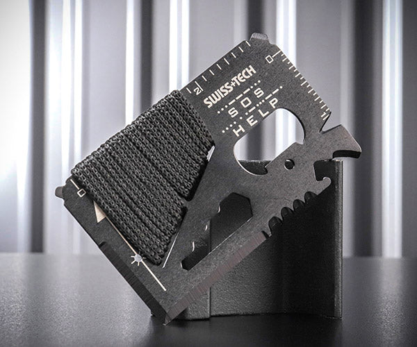 スイステック ST33329 マルチサバイバルカード 硬質ステンレス製 17-IN