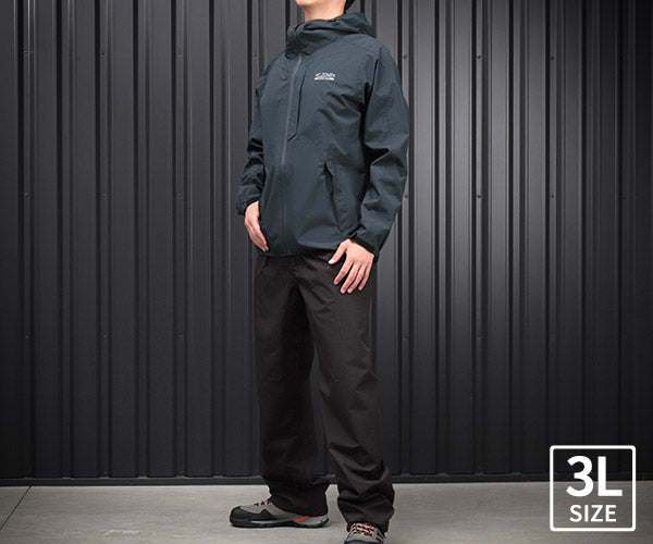 ジーベック C.ZONE 32000-19-3L レインウェア 上下セット ディープ