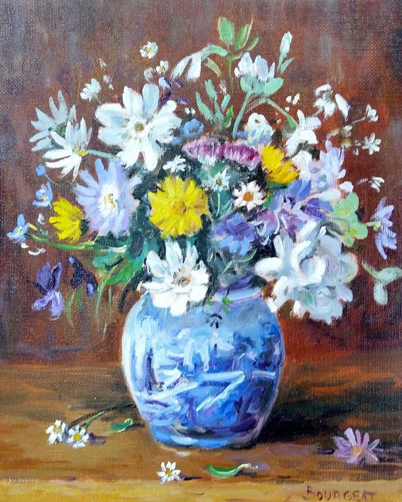 花瓶の花 | Bouquet de fleurs | 江夏画廊 | 麻布・六本木の絵画展覧