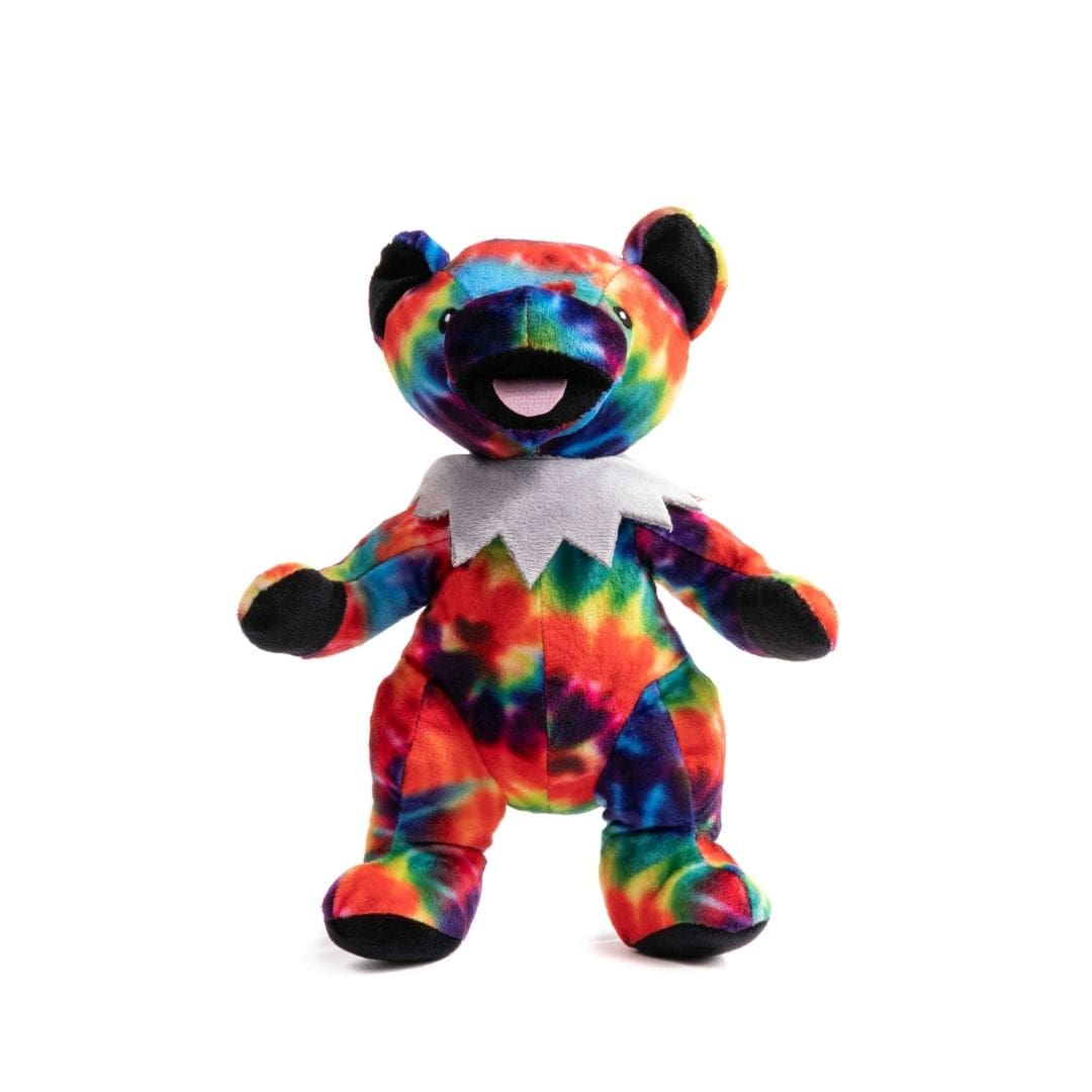 Grateful Dead Tie Dye Dancing Bear Dog Toy