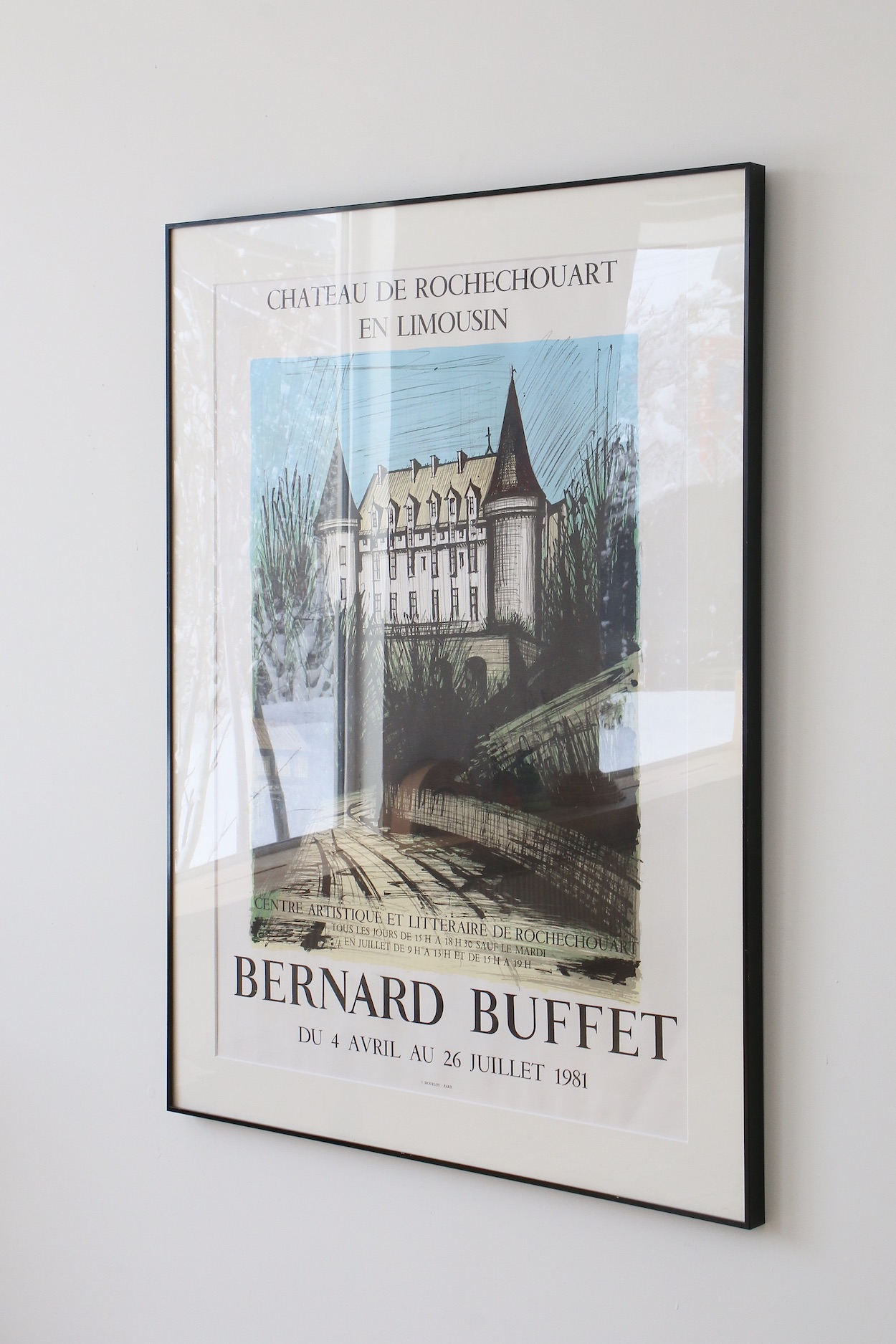 Bernard Buffet Lithograph Poster ベルナール ビュッフェ リトグラフ