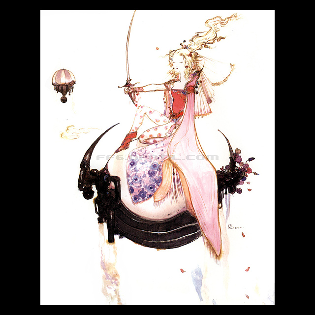 FF6 ティナ：天野喜孝氏のコンセプトアート ─ 全マップ完備