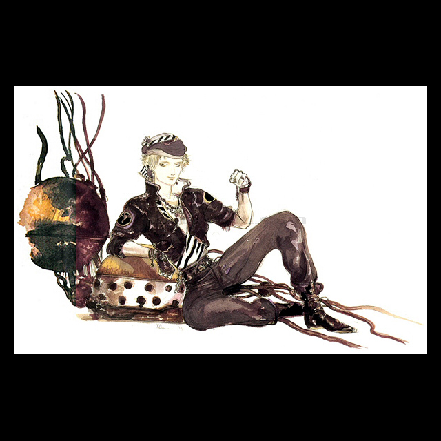 FF6 ロック：天野喜孝氏のコンセプトアート ─ 全マップ完備