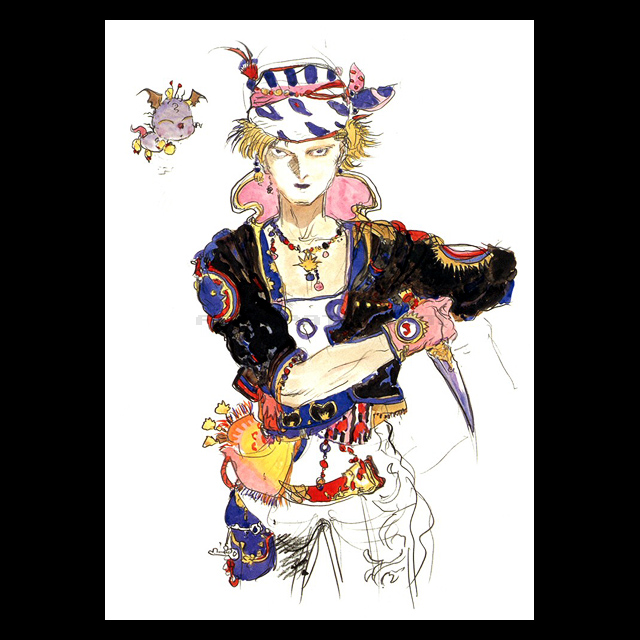 FF6 ロック：天野喜孝氏のコンセプトアート ─ 全マップ完備
