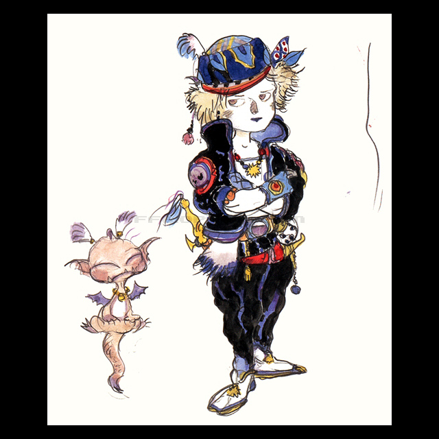 FF6 ロック：天野喜孝氏のコンセプトアート ─ 全マップ完備