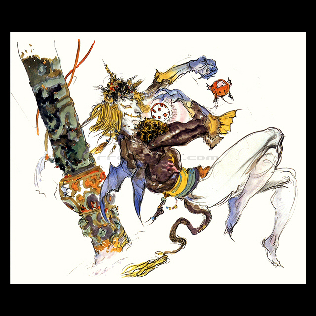 FF6 モンスター：天野喜孝氏のコンセプトアート ─ 全マップ完備