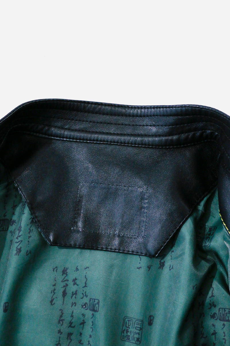 Faux Leather China JKT/ ブラックカンフージャケット – FIFTH GENERAL
