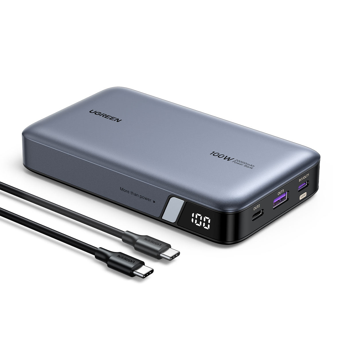 終息製品】UGREEN Nexode 20000mAh 2way急速充電モバイルバッテリー