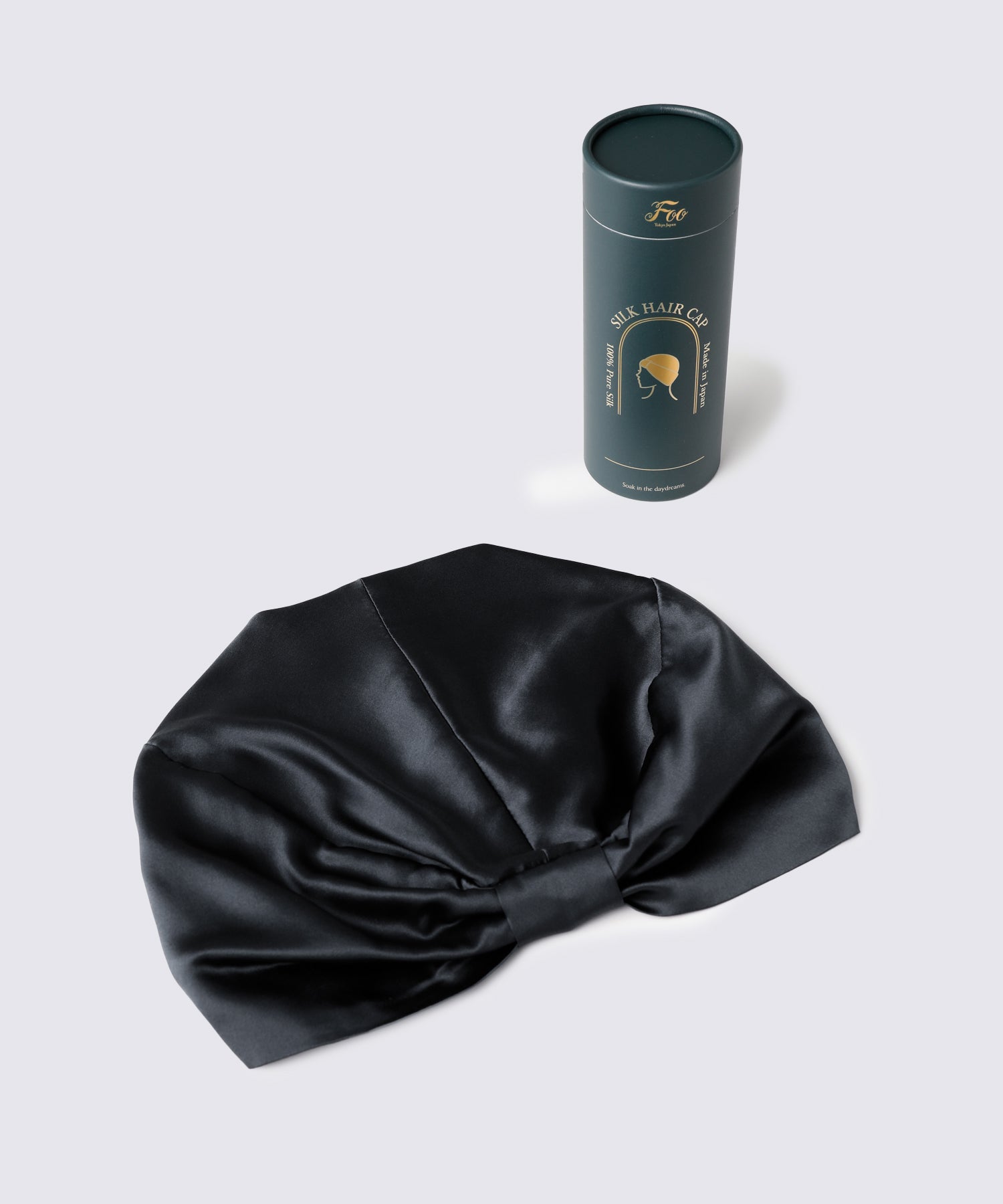 Foo Tokyo 公式ストア | シルクヘアキャップ エレガントネイビー