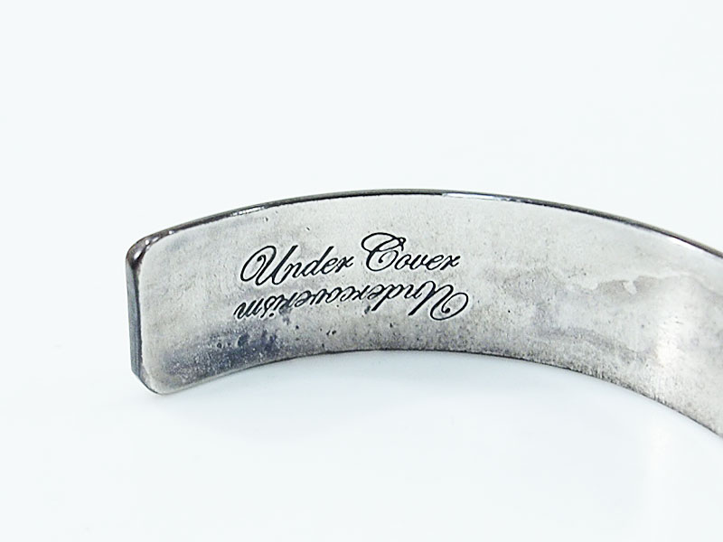 UNDERCOVER GIZ 柄 シルバー バングル ギザ UNDERCOVERISM アンダー