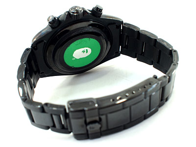 A BATHING APE 'BAPEX TYPE 3'ベイペックス デイトナ ブラック 黒