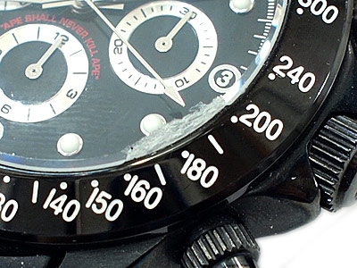 A BATHING APE 'BAPEX TYPE 3'ベイペックス デイトナ ブラック 黒