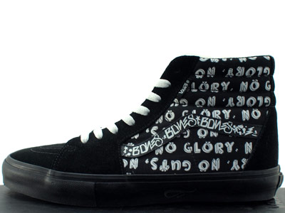 WTAPS×VANS SYNDICATE BLACK FLAG限定'SK8-HI'スケートハイ NO GUTS NO