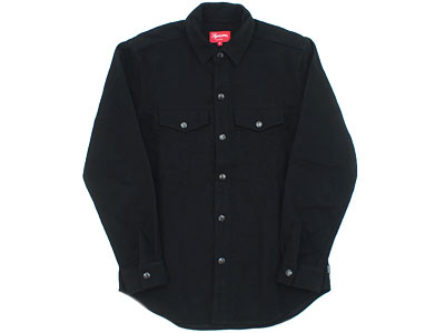 Supreme 'Moleskin Snap Front Work Shirt'ワークシャツ S
