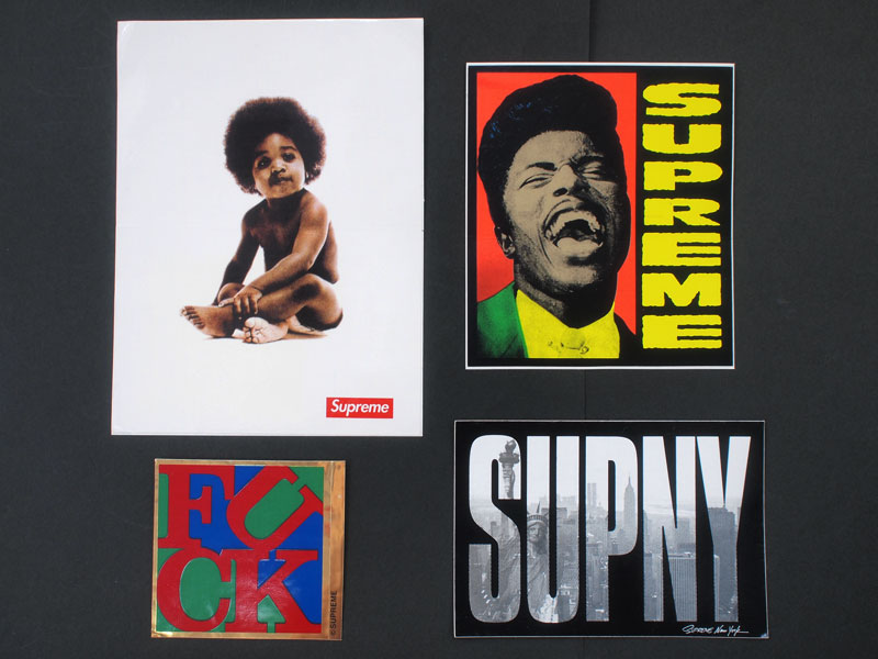 Supreme 'Sticker Set'ステッカー 4枚セット Biggie Ready To Die Rock