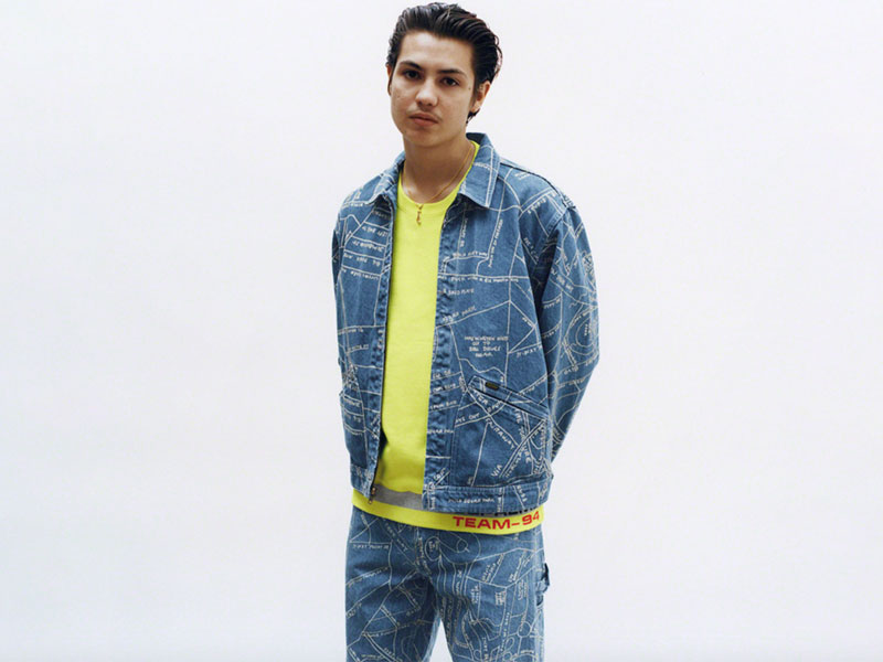 Supreme 'Gonz Map Denim Work Jacket'デニムワークジャケット ゴンズ