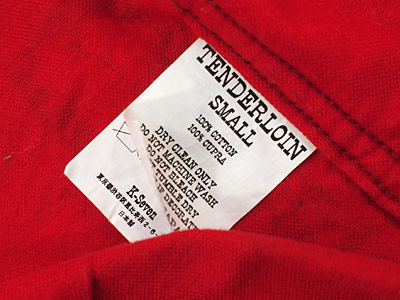 TENDERLOIN 本店限定 'T-PRINT FLANNEL SHT'フランネルシャツ