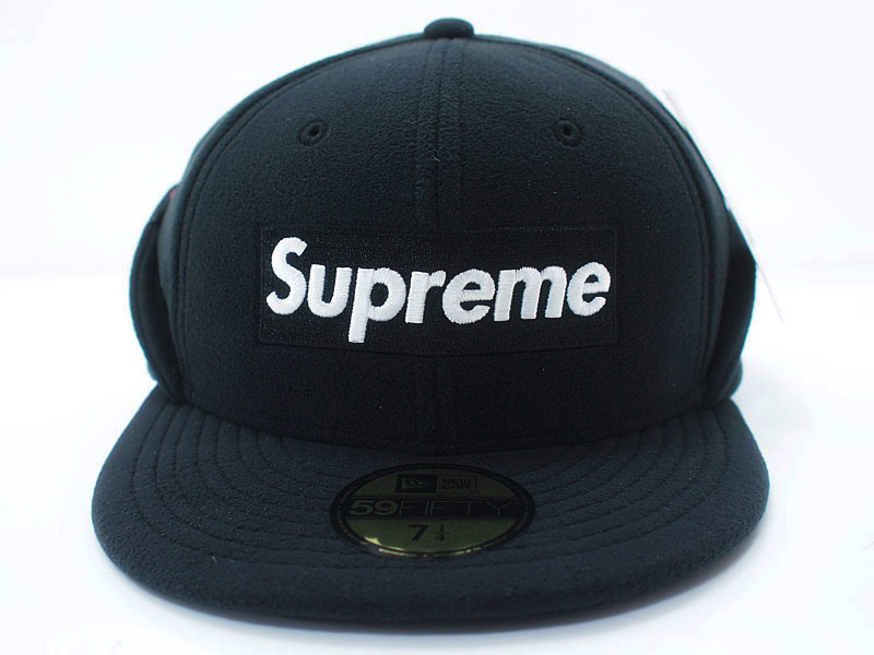 Supreme 'Polartec Ear Flap New Era'ニューエラ キャップ ボックス