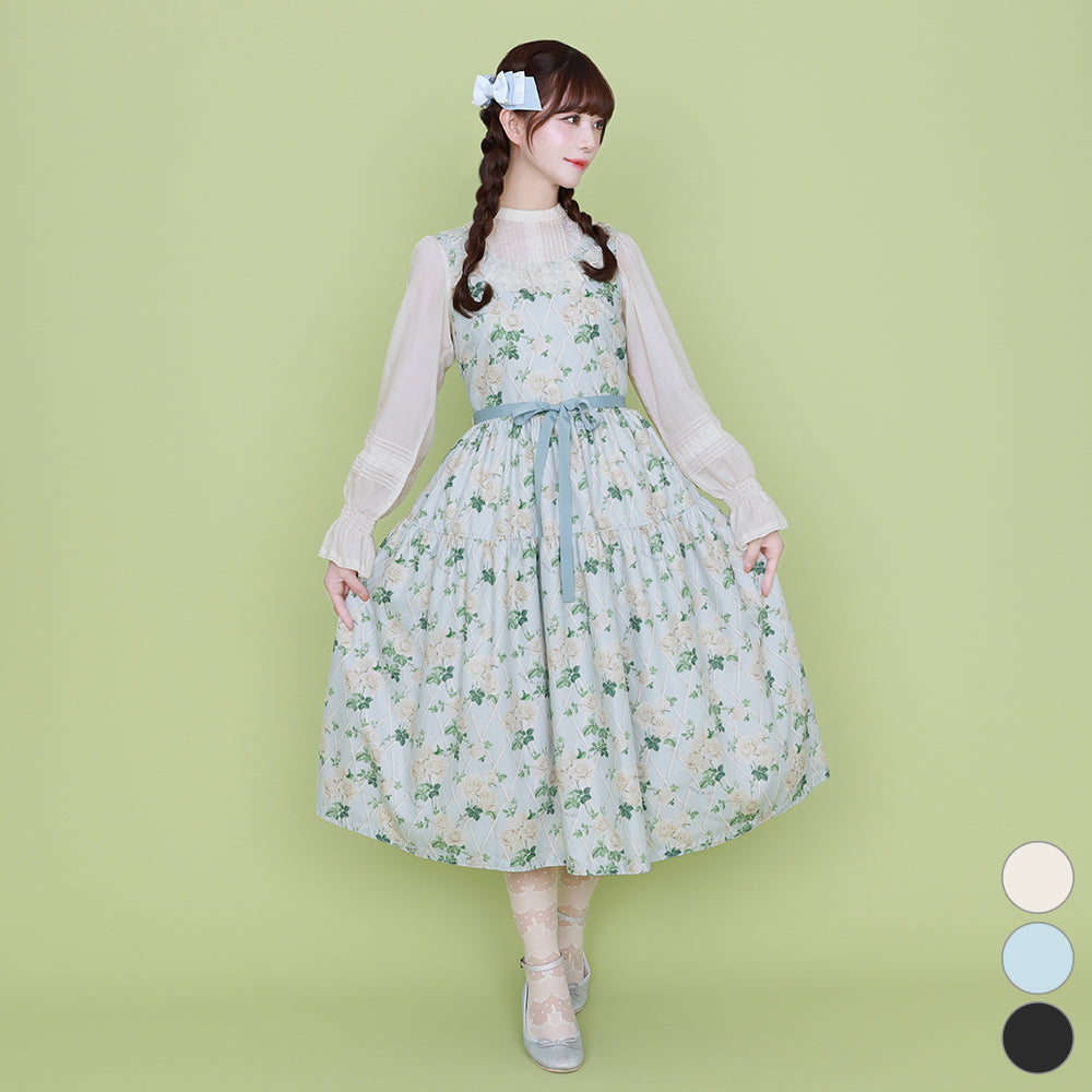 Rose gardenジャンパースカート-Melody BasKet(メロディーバスケット