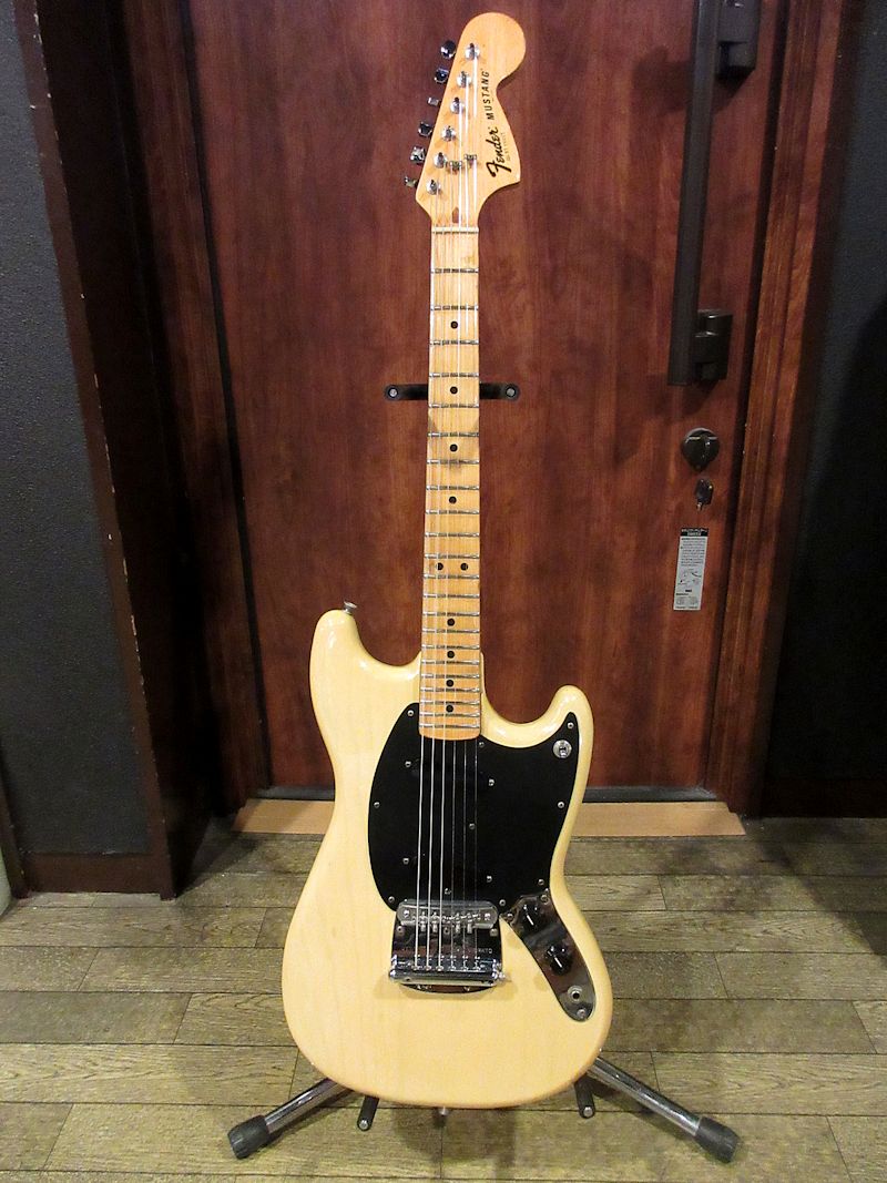 1978 Fender Mustang Blond/Maple - ヴィンテージギター買取り・販売の