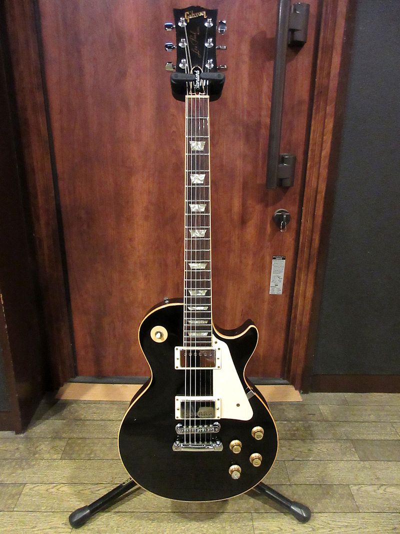 1977 Gibson Les Paul Standard Ebony Black - ヴィンテージギター