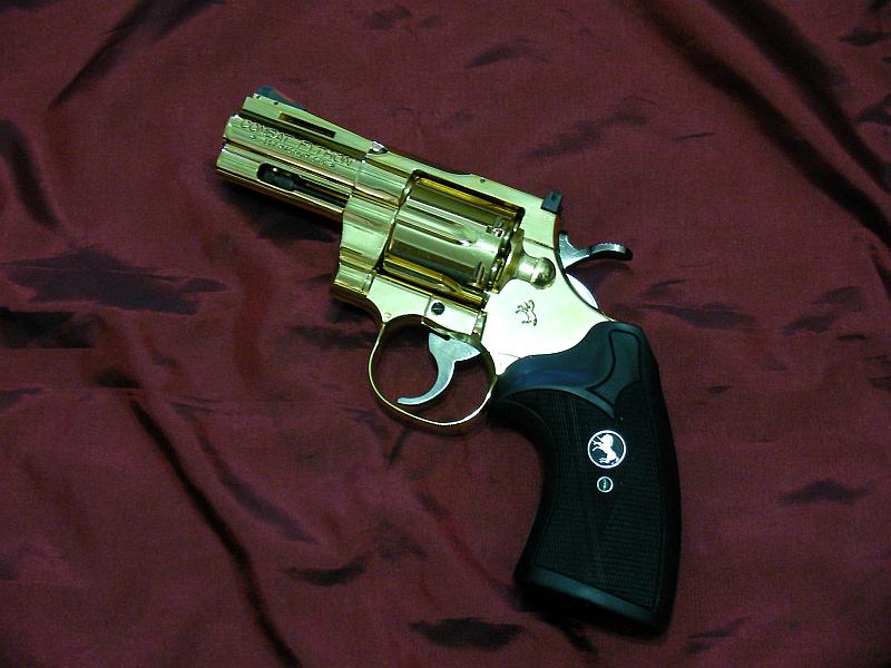 コクサイ コルト パイソン 357マグナム 3インチ ～ 金属モデルガンの