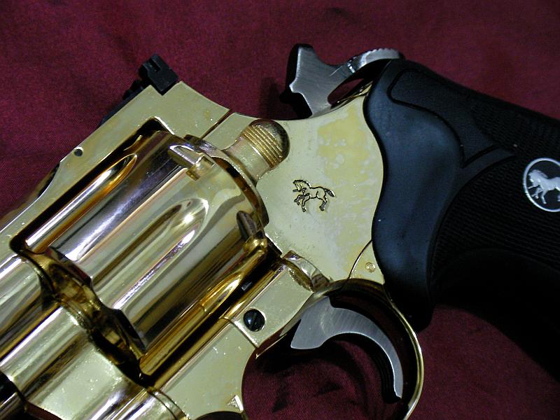 コクサイ コルト パイソン 357マグナム 3インチ ～ 金属モデルガンの