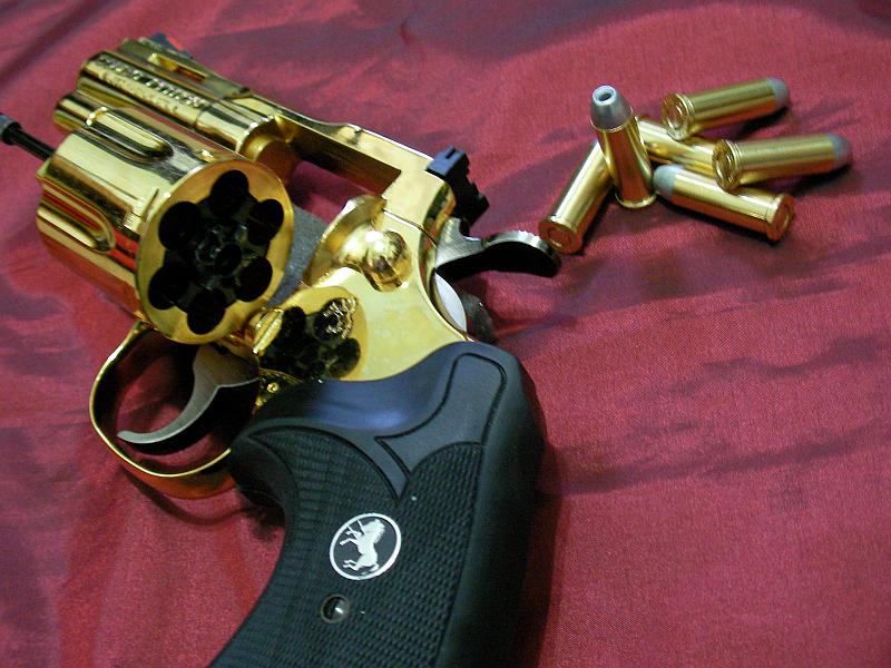 コクサイ コルト パイソン 357マグナム 3インチ ～ 金属モデルガンの