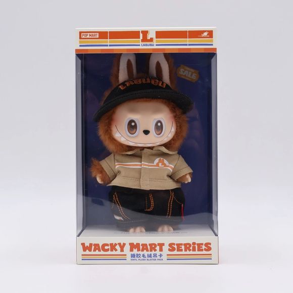 POP MART Labubu The Monsters Wacky Mart Vinyl Face Plush Clerk