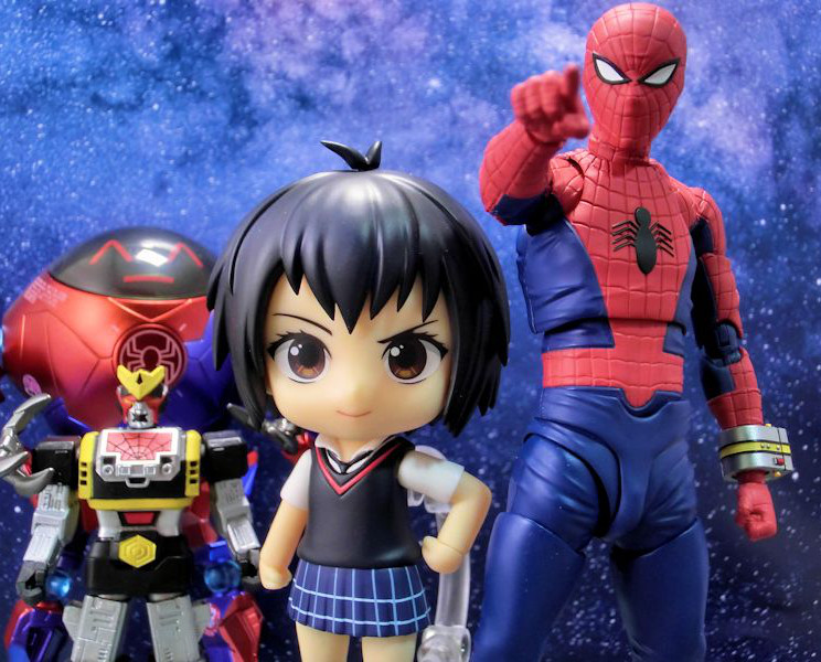 玩栗犬と、ねんどろいど ペニー・パーカー スパイダーバースver.DX