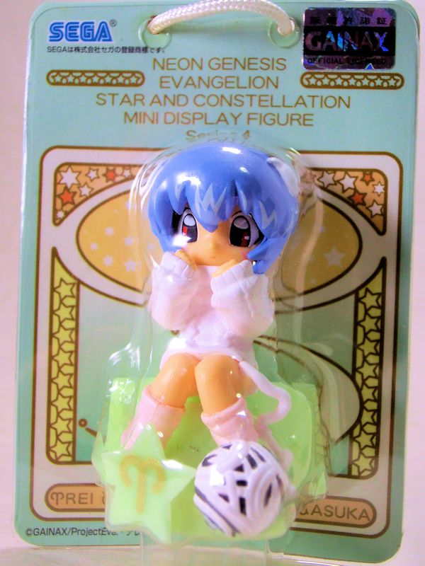 玩栗犬と、新世紀エヴァンゲリオン 星と星座のミニディスプレイ
