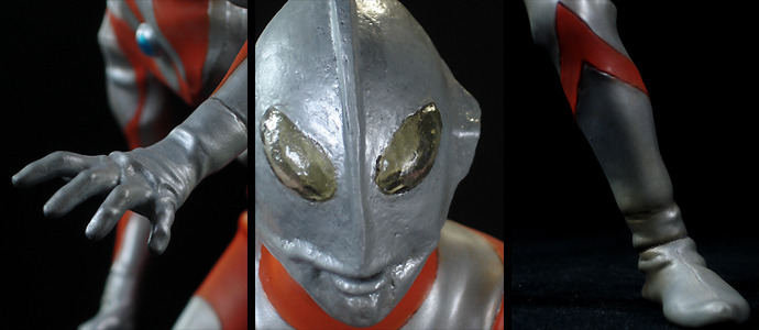 ビリケン商会】 ウルトラマンAタイプ 旧造型 オレンジ＆プロップver