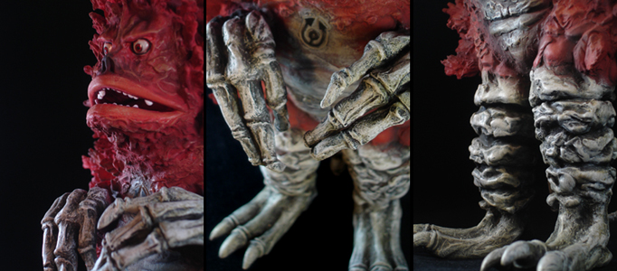 □海洋堂 1/200 ガラモン 完成品