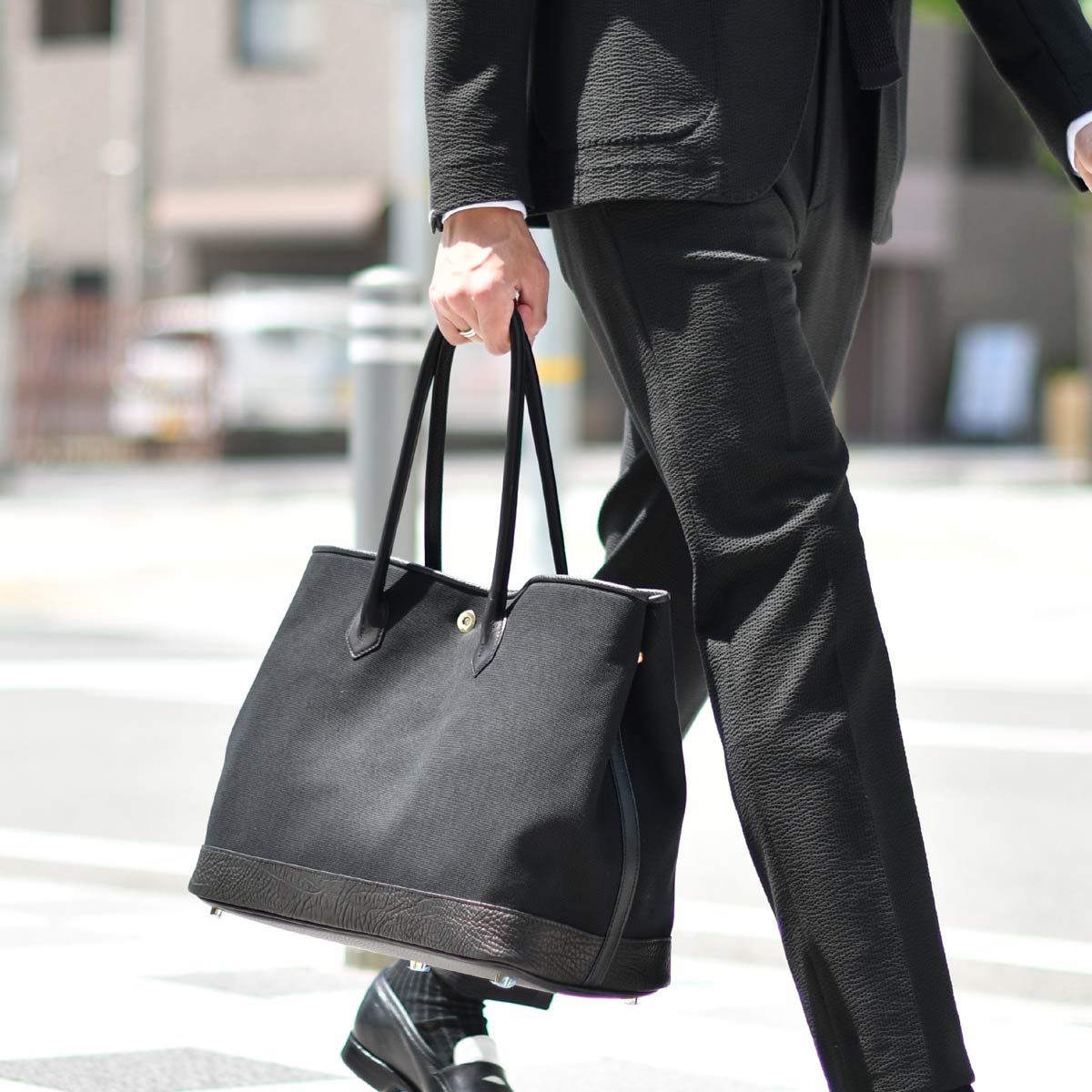 CISEI【チセイ/シセイ】別注トートバッグ 946 BG LD NERO/NERO