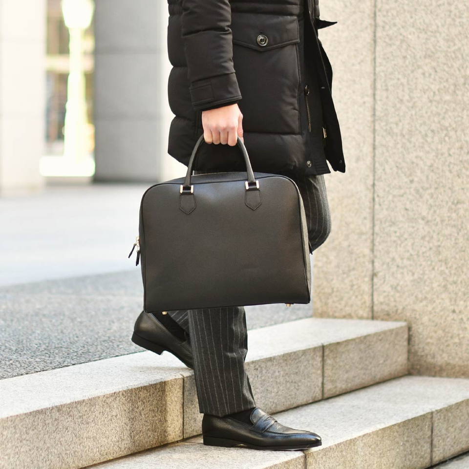 CISEI【チセイ/シセイ】別注 901 CINQUE WLS シボ革 ブリーフケース