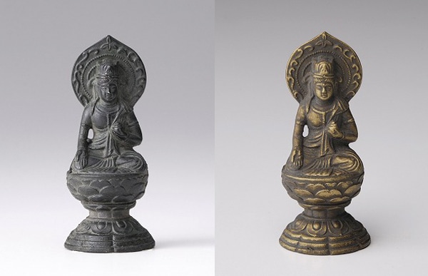 高岡銅器 金属仏像/十二支のお守り本尊/7cm/虚空蔵菩薩【ゆうパケット