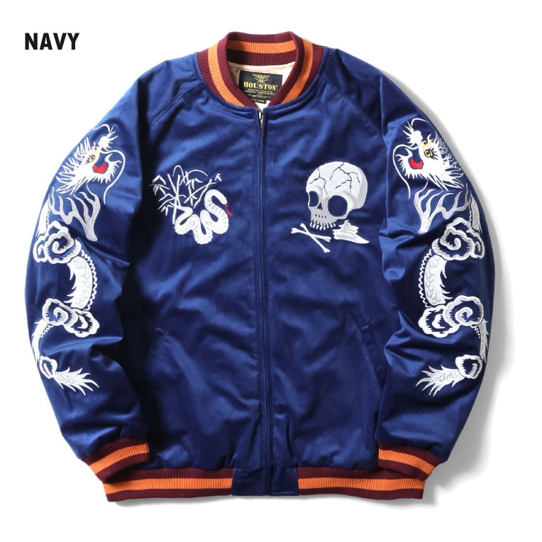 HOUSTON / ヒューストン 51387 VELVETEEN SOUVENIR JACKET (SKULL