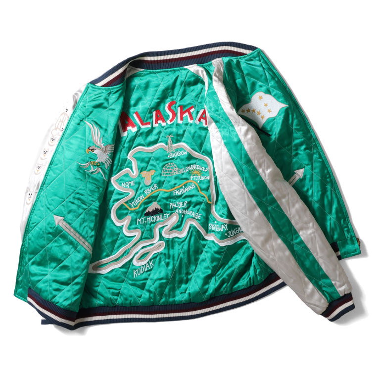 HOUSTON / ヒューストン 51390 REVERSIBLE SOUVENIR JACKET (ALASKA