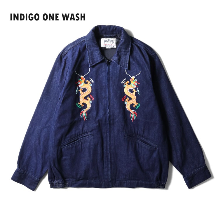 HOUSTON / ヒューストン 51480 DENIM VIETNAM JACKET (MAP) / デニム